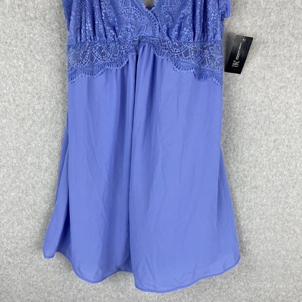 New INC International Concepts Womans Small Nightgown Lace & Chiffon Purple NWT - Picture 6 of 9